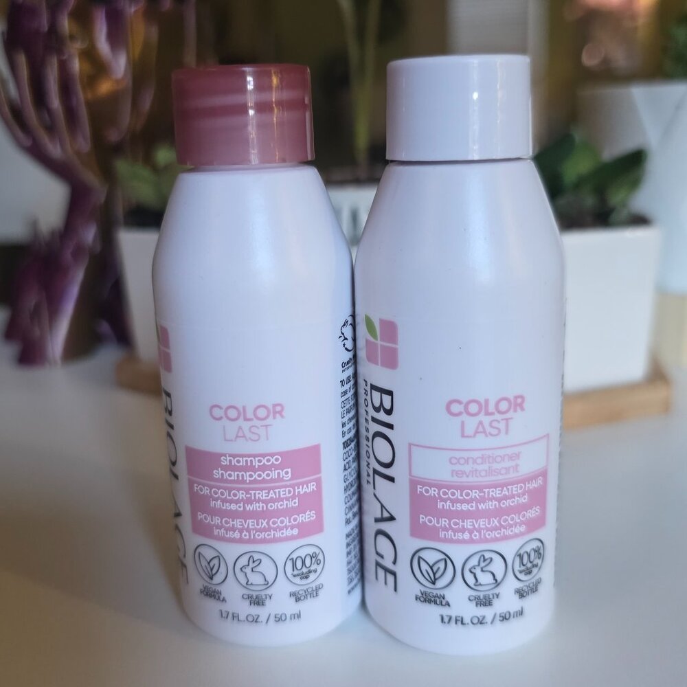 Biolage Color Last- For Color-Treated Hair Shampoo and Conditioner Set 1.70floz